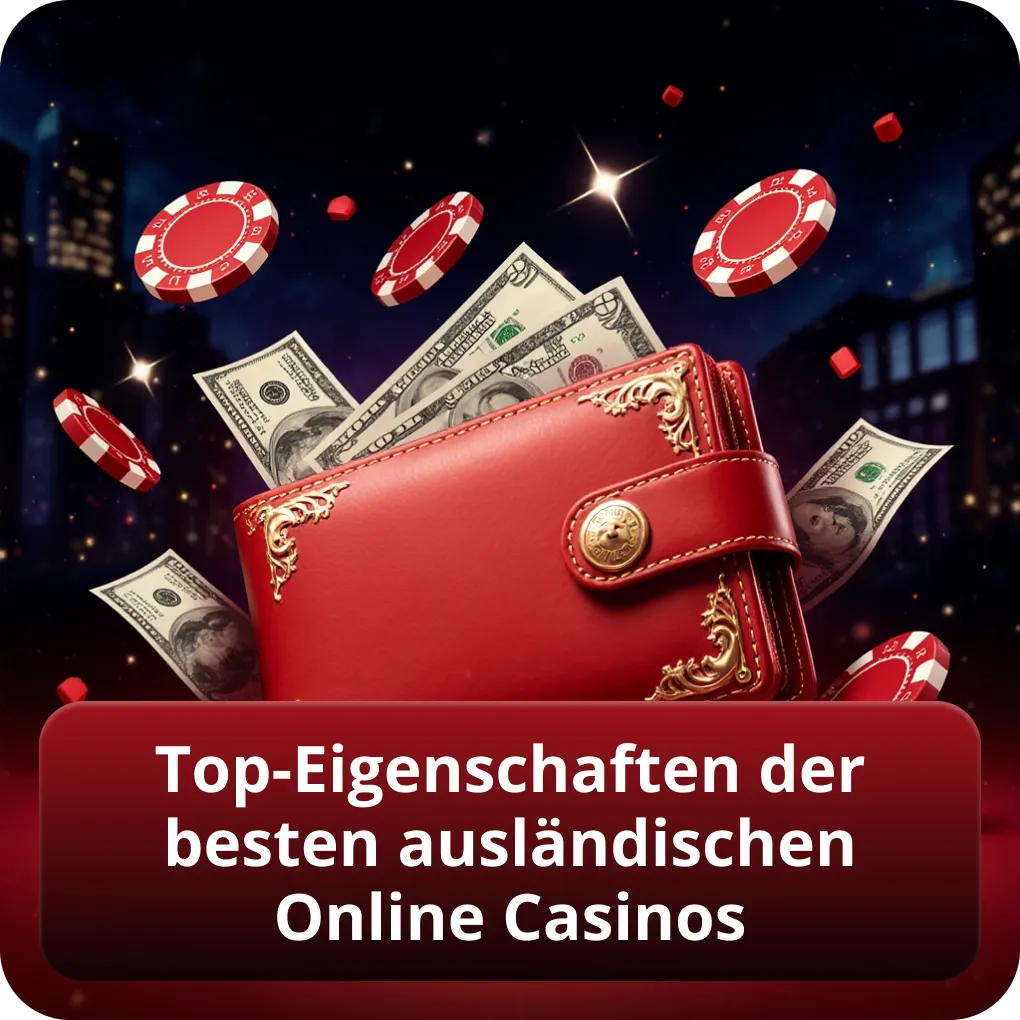 Top-Eigenschaften der besten ausländischen Online Casinos