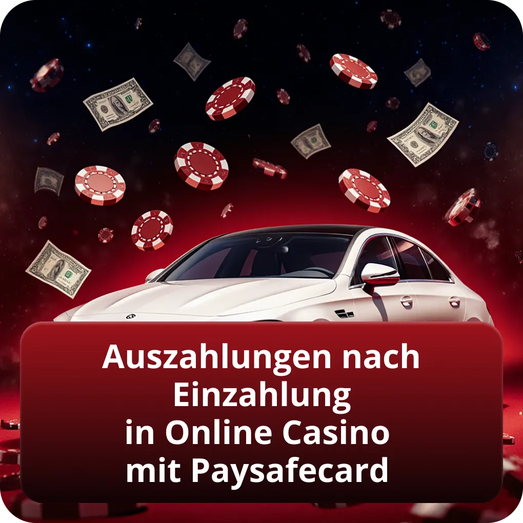 Auszahlungen nach Einzahlung in Online Casino mit Paysafecard