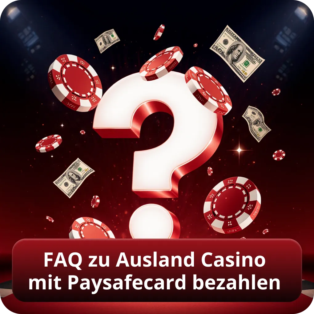 FAQ zu Ausland Casino mit Paysafecard bezahlen