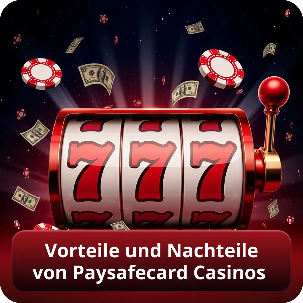 Vorteile und Nachteile von Paysafecard Casinos