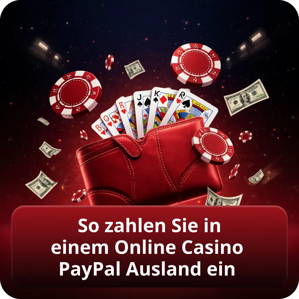 So zahlen Sie in einem Online Casino PayPal Ausland ein